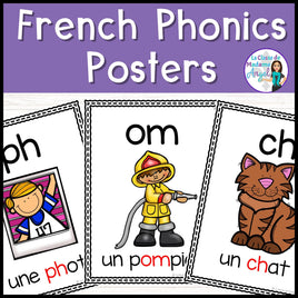 Les sons français | French Sound Wall | French Phonics Posters