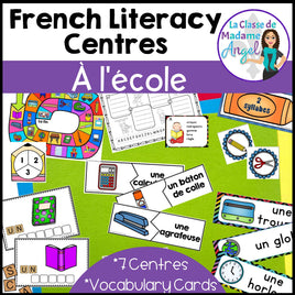 La Rentrée Scolaire | French Back to School Vocabulary Centres and Activities