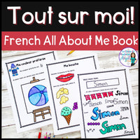 Me voici: French All About Me Activity - Tout sur moi Activité pour la rentrée