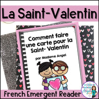 La Saint-Valentin - French How to Make a Valentine's Day Card Emergent Reader