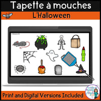 French Halloween Themed Game - La tapette à mouches