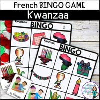 French Kwanzaa Bingo Game