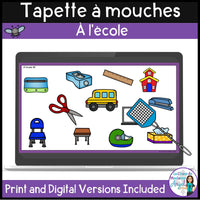 La rentrée scolaire | French Back to School Game | La tapette à mouches