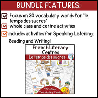 Le temps des sucres - French Maple Sugar Bush Vocabulary BUNDLE - la cabane à sucre