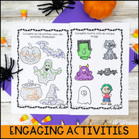 L'Halloween | French Halloween Activity Booklet and Vocabulary Cards