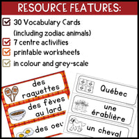 Le temps de sucres - French Maple Sugar Bush Literacy Centres and Vocabulary Activities - La cabane à sucre