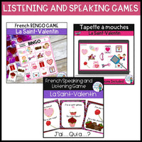 La Saint-Valentin - French Valentine's Day Vocabulary and Activities BUNDLE