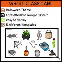 French Halloween Themed Game - La tapette à mouches