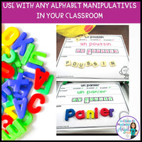 Pâques - French Easter Vocabulary Activity Mats - Word Work Centre