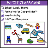 La rentrée scolaire | French Back to School Game | La tapette à mouches