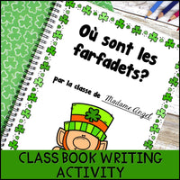 La Saint-Patrick - French Prepositions Saint Patrick's Day Easy Reader