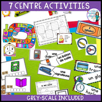 La Rentrée Scolaire | French Back to School Vocabulary Centres and Activities