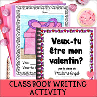 La Saint-Valentin - French Valentines' Day Vocabulary Emergent Reader