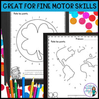 Les fêtes - Les points à relier - French Holiday Connect the Dots BUNDLE