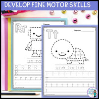 French Alphabet Printing and Tracing Practice Pages - L'alphabet