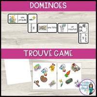 Pâques - 3 French Easter Vocabulary Games and Centres