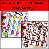 Noël | French Christmas Beginning Skills Bingo Games BUNDLE