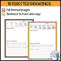 Les lettres de l'alphabet - French Fall Alphabet Letters Printing Practice