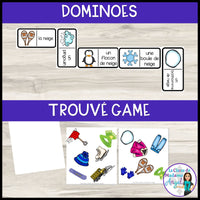 L'hiver - 3 French Winter Vocabulary Games and Centres