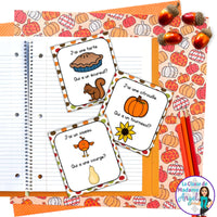 L'automne | French Fall or Autumn Vocabulary game | J'ai. . . Qui a. . .?