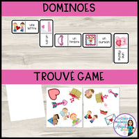 La Saint-Valentin - 3 French Valentine's Day Vocabulary Games and Centres