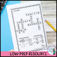 Pâques - French Easter Activities Booklet and Vocabulary Word Wall Cards