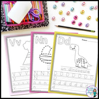 French Alphabet Printing and Tracing Practice Pages - L'alphabet