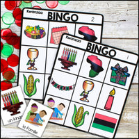 French Kwanzaa Bingo Game