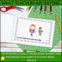 La Saint-Patrick - French Prepositions Saint Patrick's Day Easy Reader