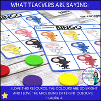 Les couleurs:  French Colour (Color) Bingo Game