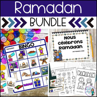 Le Ramadan - French Ramadan Reader, Literacy and Vocabulary Activities BUNDLE