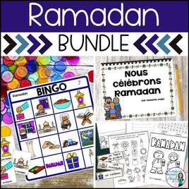 Le Ramadan - French Ramadan Reader, Literacy and Vocabulary Activities BUNDLE