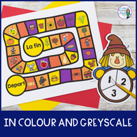 L'AUTOMNE French Fall Literacy Centres and Vocabulary Cards: Autumn Activities