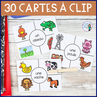La ferme: French Farm Themed Vocabulary Games for Centres ( J'ai fini! )