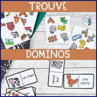 La ferme: French Farm Themed Vocabulary Games for Centres ( J'ai fini! )