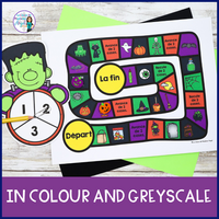 French Halloween Vocabulary Activities: Literacy Centres & Printable Worksheets