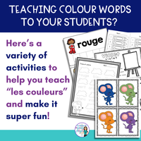 Les couleurs: French Colour Activities, Games, Centres and Printables