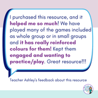 Les couleurs: French Colour Activities, Games, Centres and Printables