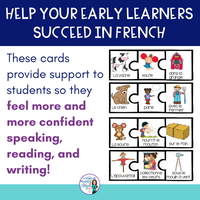 French Farm Writing Activity w/ Silly Sentence Builder Cards: la ferme FRANÇAIS