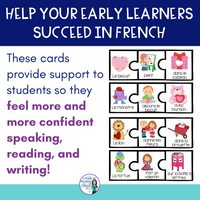 La Saint-Valentin: French Valentine's Day Activity with Sentence Builder Cards