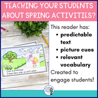 Le printemps - French Spring Early Emergent Reader - Les activités du printemps