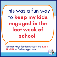 L'ÉTÉ French Summer Emergent Reader Easy Reading Activity | Les activités d'été