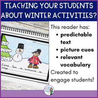 L'hiver | French Winter Activities Emergent Reader | les activités d'hiver