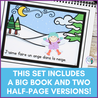 L'hiver | French Winter Activities Emergent Reader | les activités d'hiver