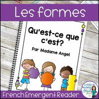 Les formes en 2D | French 2D Shapes Emergent Reader