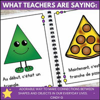 Les formes en 2D | French 2D Shapes Emergent Reader