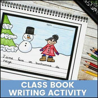 L'hiver | French Winter Activities Emergent Reader | les activités d'hiver