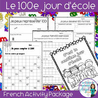 100e jour d'école | French 100th day of School Activities