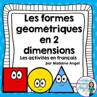 Les formes géométriques:  French 2D Geometry Math Bundle