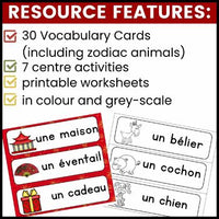 Nouvel An Lunaire | French Lunar New Year Literacy Activities and Reader BUNDLE